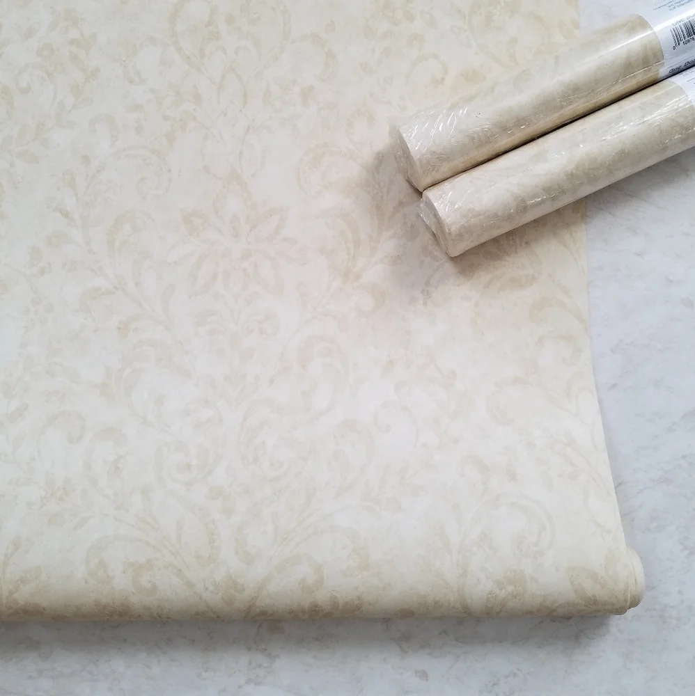 Wallpaper Beige Country Damask